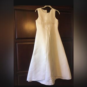 St. Tropez off-white junior bridesmaid dress